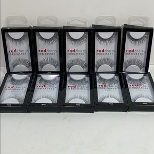 Red Cherry Eyelashes Lot of 10